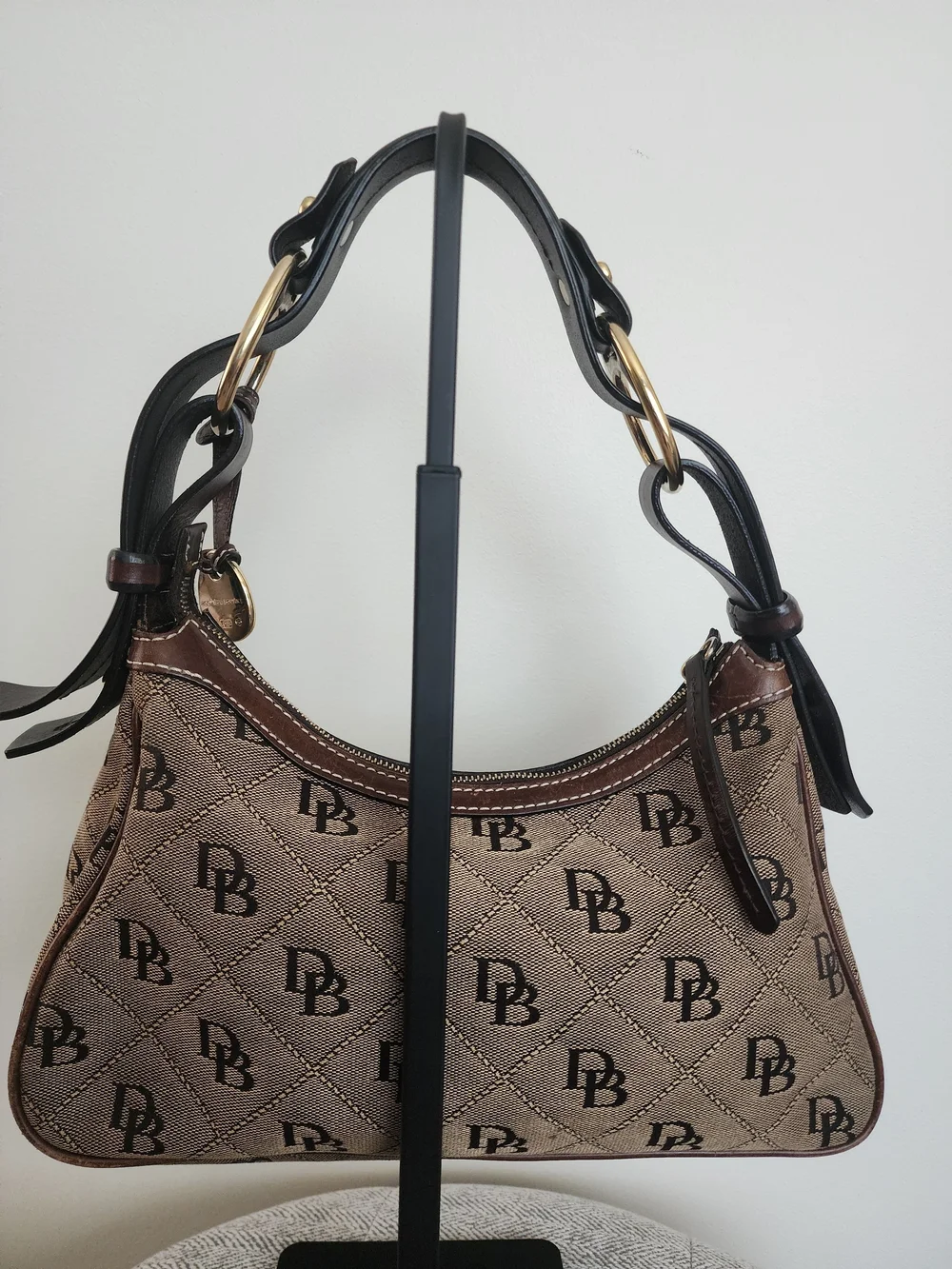 Dooney & Bourke Signature Monogram Canvas Hobo bag